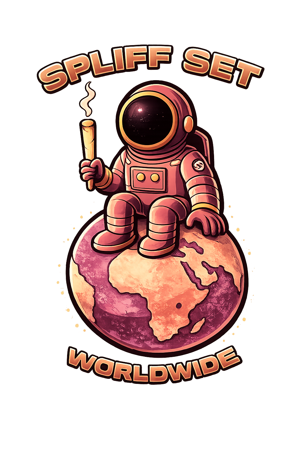 SpliffSet Worldwide Astronaut Tee