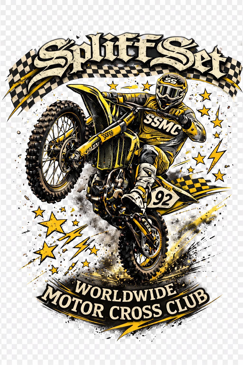 SpliffSet Motor Cross Club ‘92 Tee