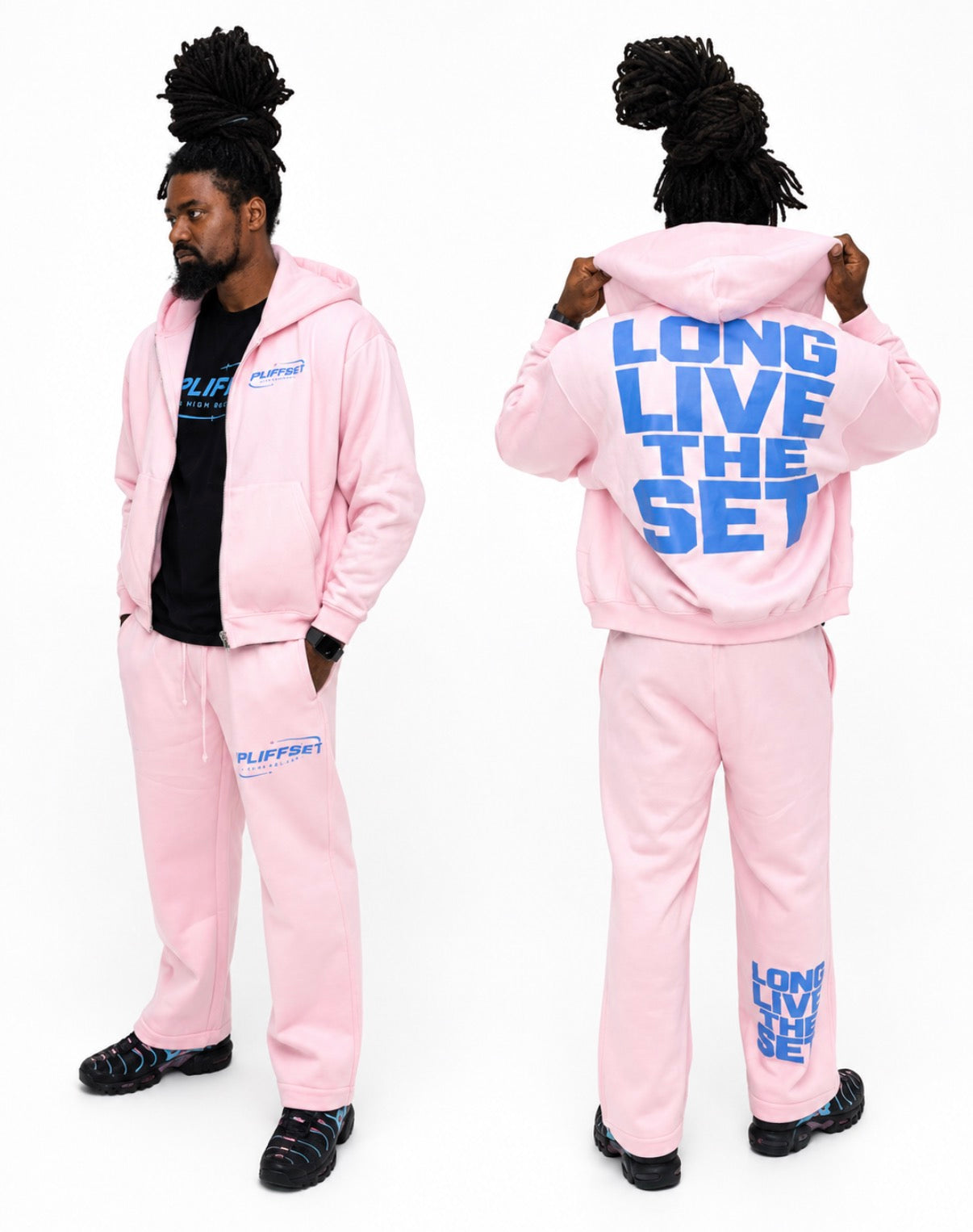 Pink Static 3 Piece Set